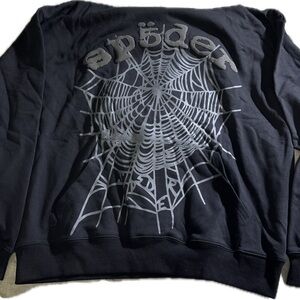 Spider Black Sweater for Men